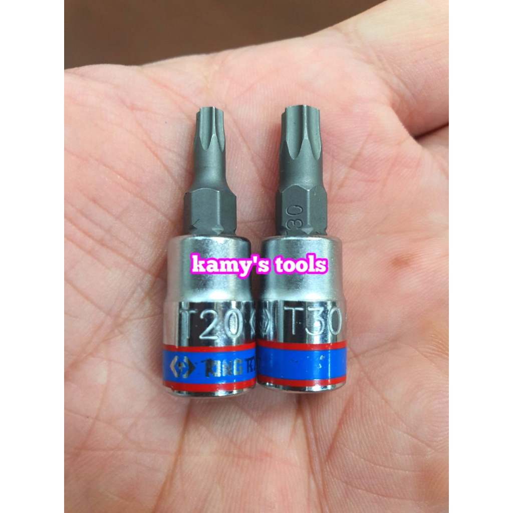 Đầu Tuýp Lú Đầu Sao Bông 1/4 Kingtony T8-T40 Model 2033