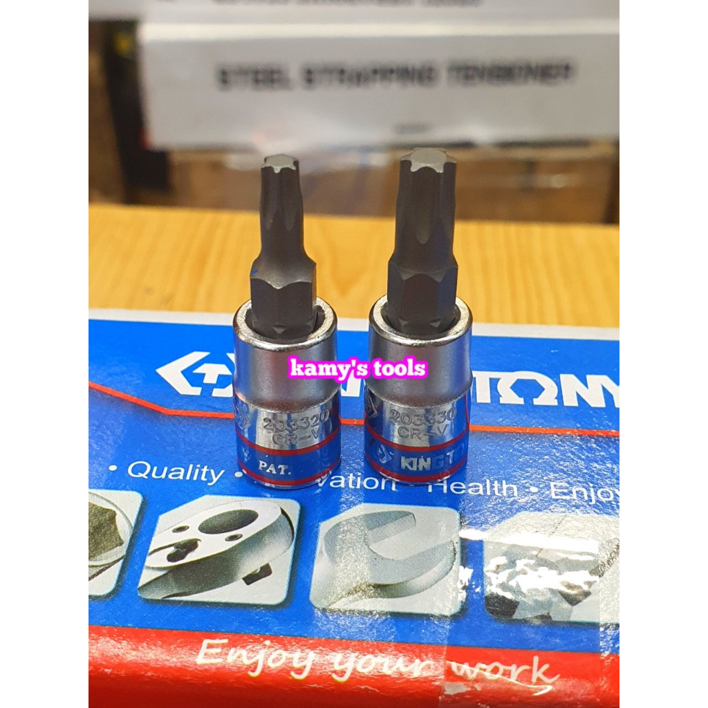 Đầu Tuýp Lú Đầu Sao Bông 1/4 Kingtony T8-T40 Model 2033