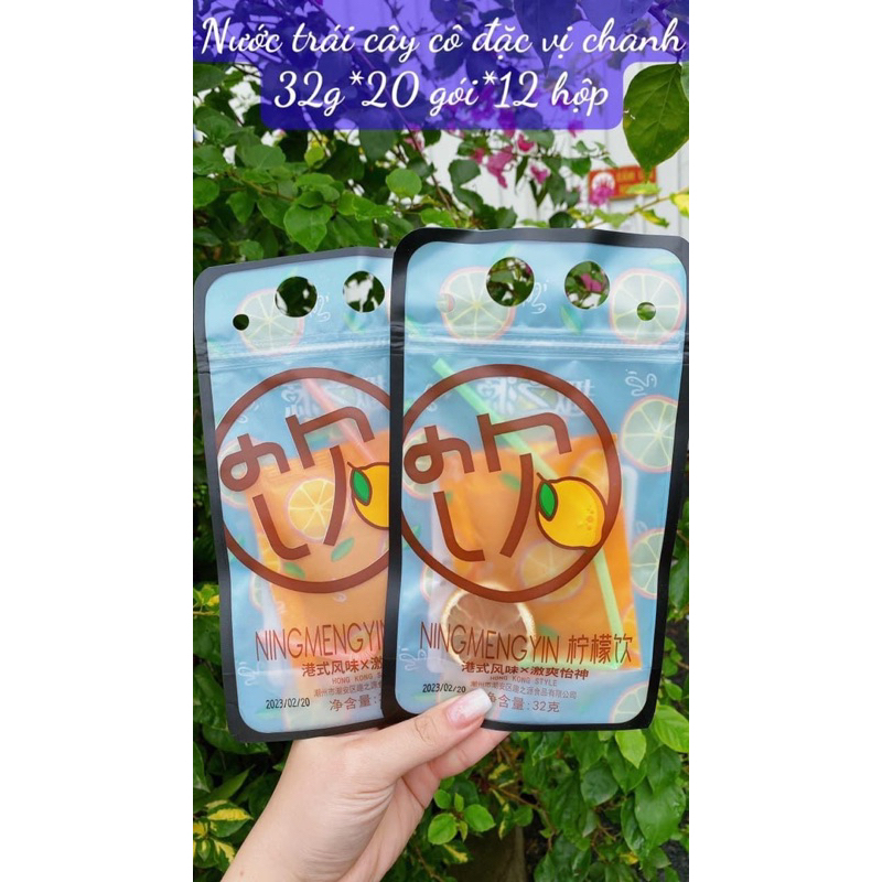 Nước ép trà trái cây cô đặc Quzhiyuan - Gói 32 Gram