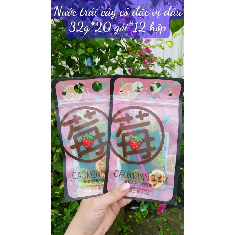 Nước ép trà trái cây cô đặc Quzhiyuan - Gói 32 Gram