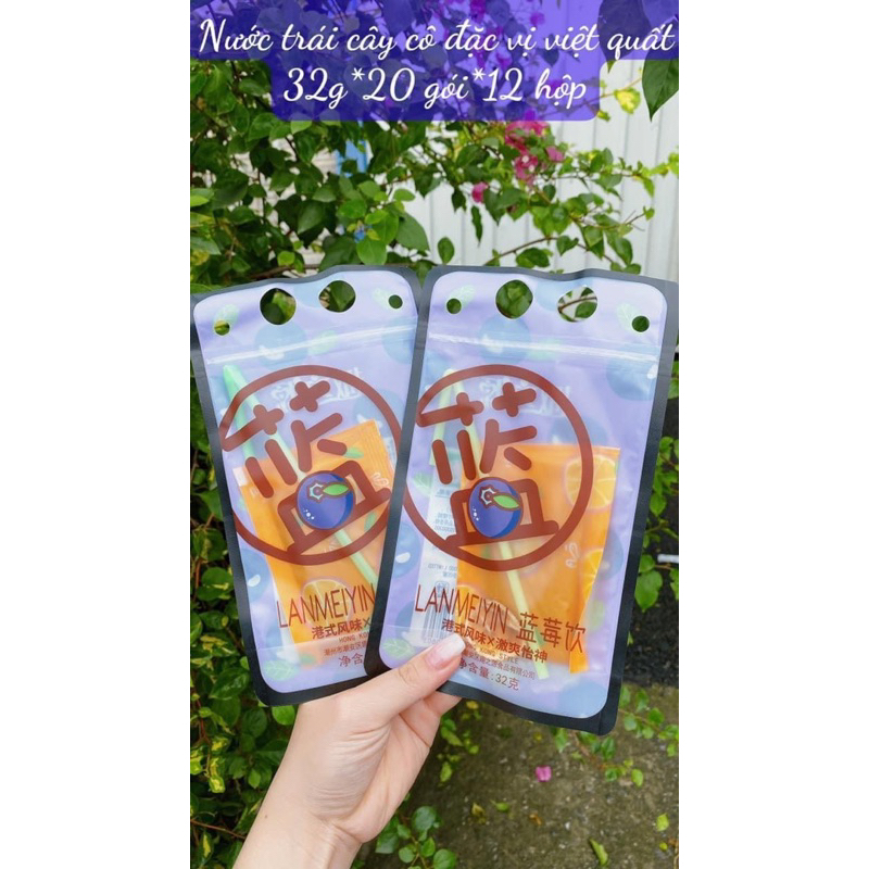 Nước ép trà trái cây cô đặc Quzhiyuan - Gói 32 Gram