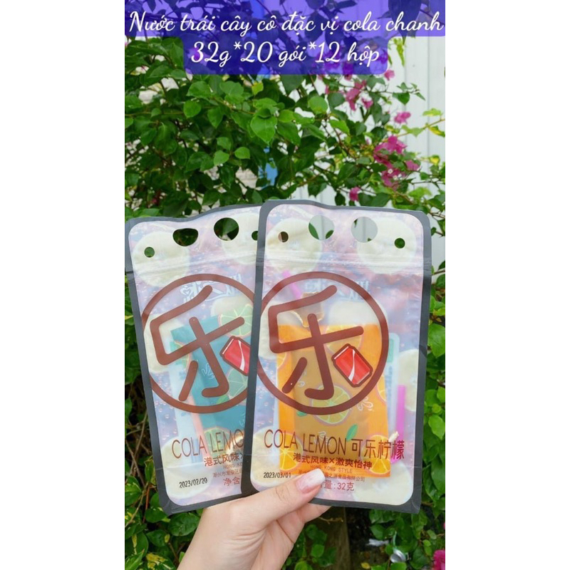 Nước ép trà trái cây cô đặc Quzhiyuan - Gói 32 Gram