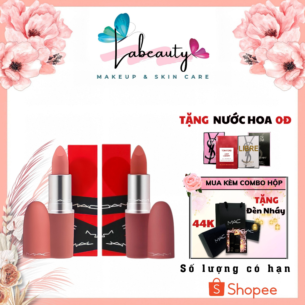 Son Mac Limited Edition Valentine phiên bản giới hạn, Son Mac Powder Kiss Limited màu 314 Mull It Over