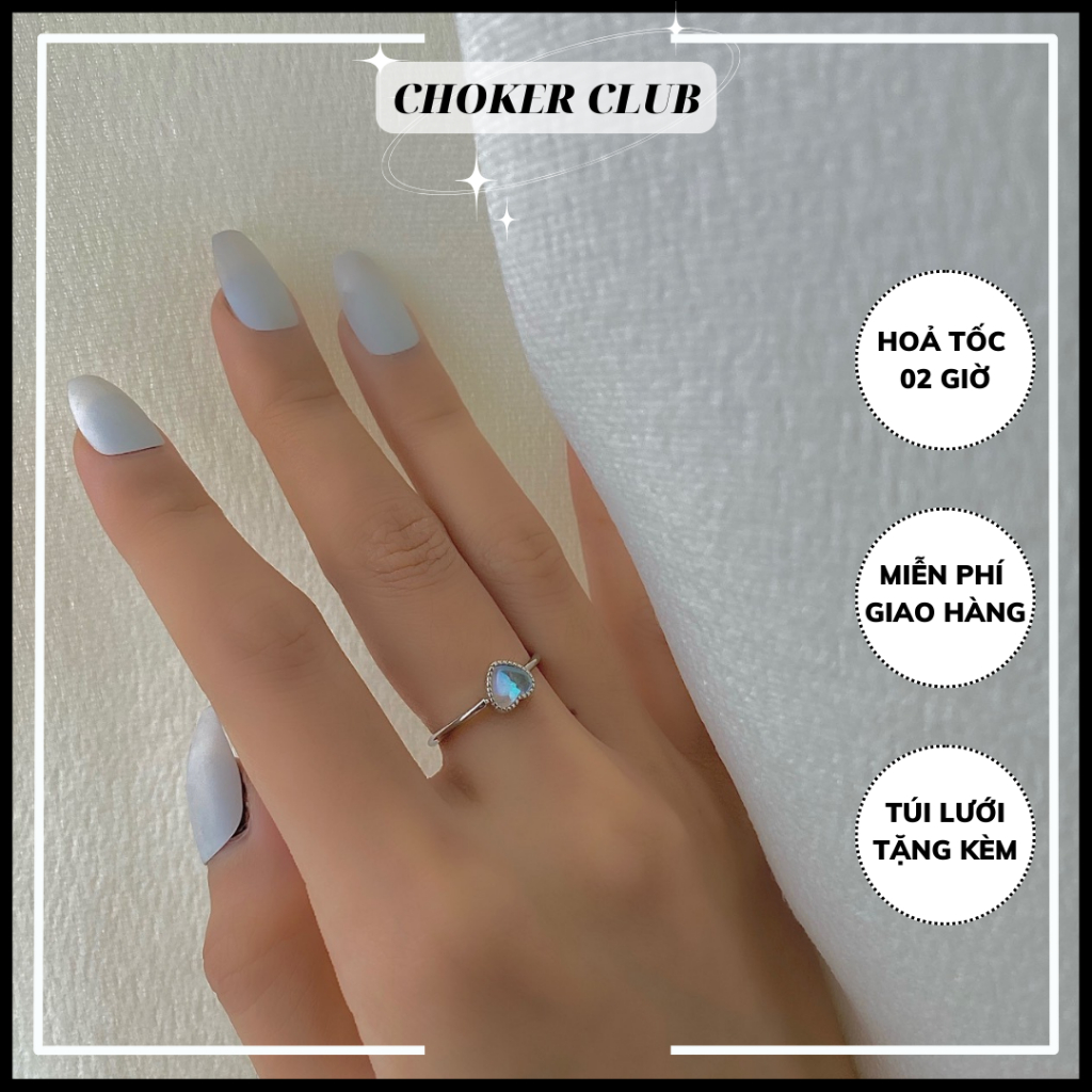 Nhẫn trái tim R39 Choker Club