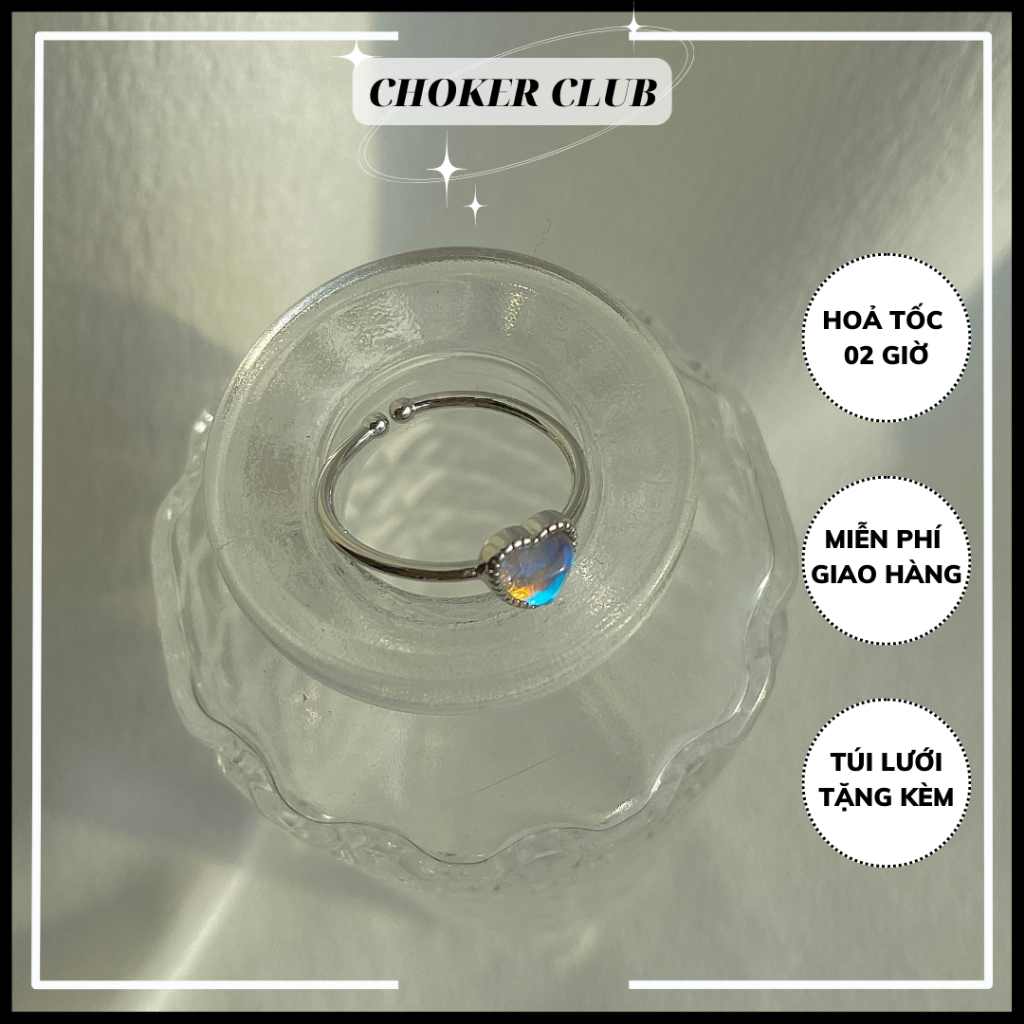 Nhẫn trái tim R39 Choker Club