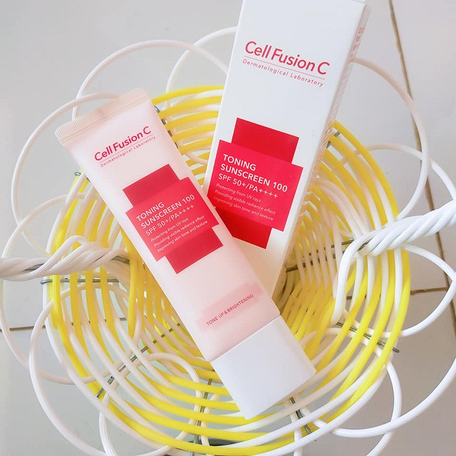 Kem Chống Nắng Cell Fusion C 30ml mẫu mới nâng tone da nội địa