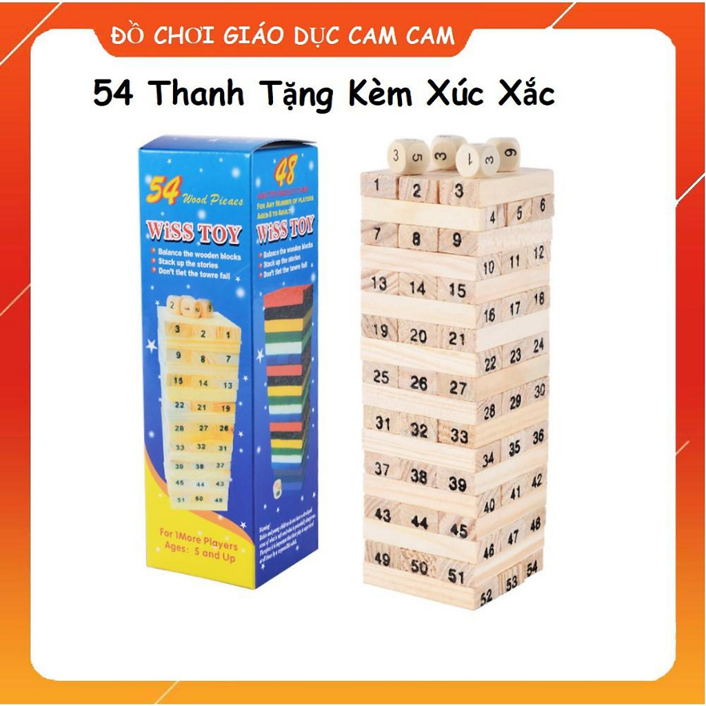 Bộ đồ chơi rút gỗ to cho bé hoc tính kiên trì và khéo léo .ĐTLV