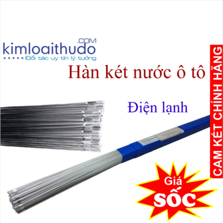 01 kg Que hàn nhôm nhẹ lửa ER4047 hàn điều hòa, dàn nhôm điện lạnh, hàn xe đạp, chất lượng cao, mối hàn đẹp