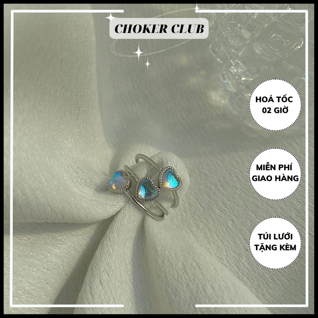 Nhẫn trái tim R39 Choker Club
