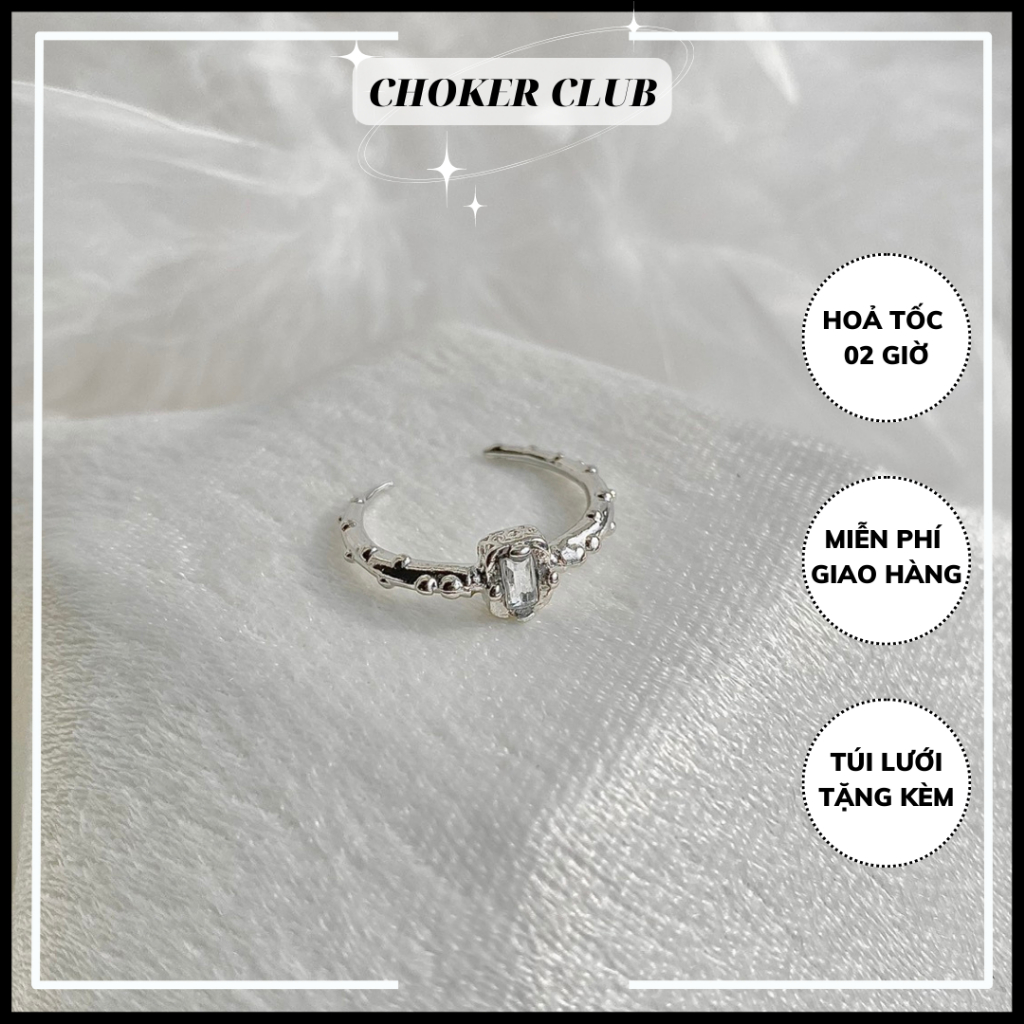 Nhẫn đính đá R44 Choker Club