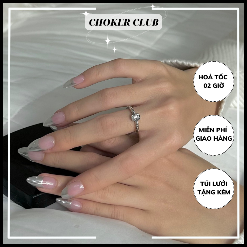 Nhẫn đính đá R44 Choker Club