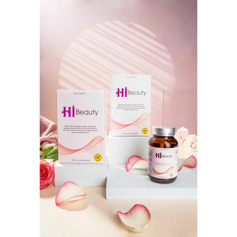 Bộ Kem Hi Beauty Trắng Da Mờ Nám Gồm Kem Serum Viên uống