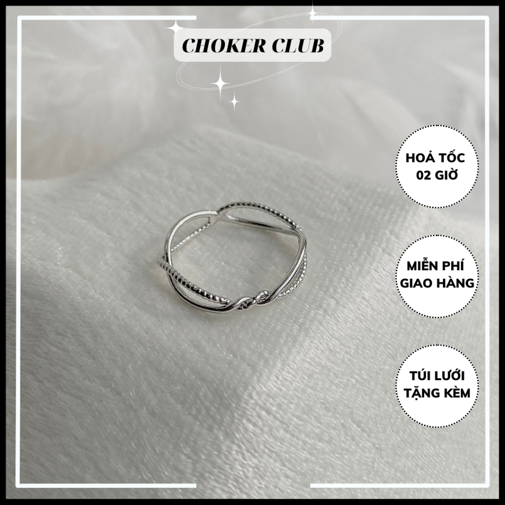 Nhẫn kiễu basic R48 Choker Club