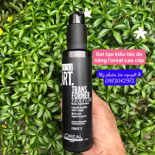 Gel tạo kiểu tóc đa năng L'oréal Tecni.art TransFormer 150ml, độ cứng 4