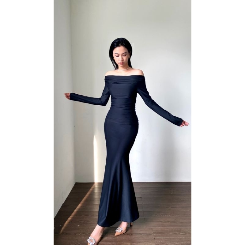 Váy Dài Trễ Vai V11