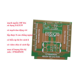Pcb mạch nguồn 10f lớn