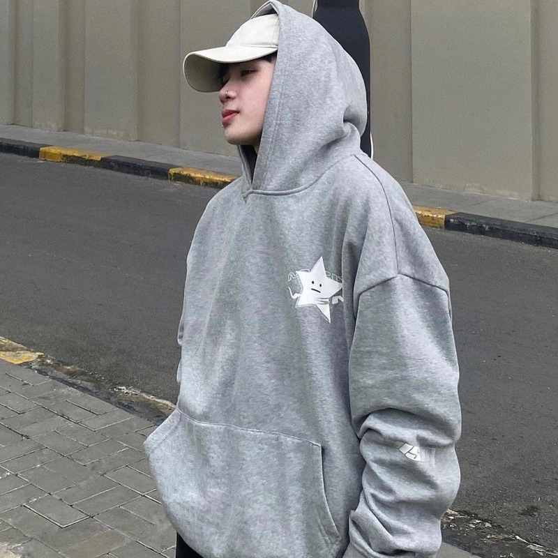 LOGO HOODIE áo khoác nỉ bông có nón VISM CLO