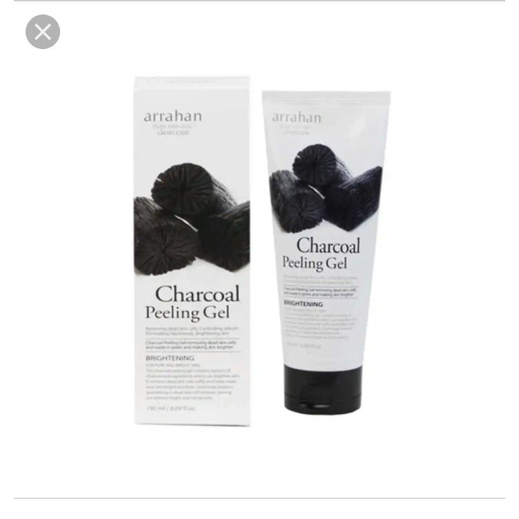 Tẩy da chết than hoạt tính  arrahan charcoal peeling lel