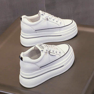 Giày thể thao độn đế 8cm Andu Store, giày nữ độn đế pha lưới QC