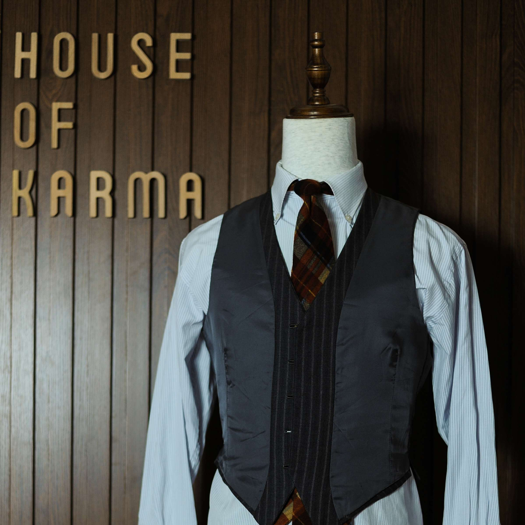Gile nam cổ điển truyền thống màu tối / waistcoat ghile không tay 2hand tuyển chọn