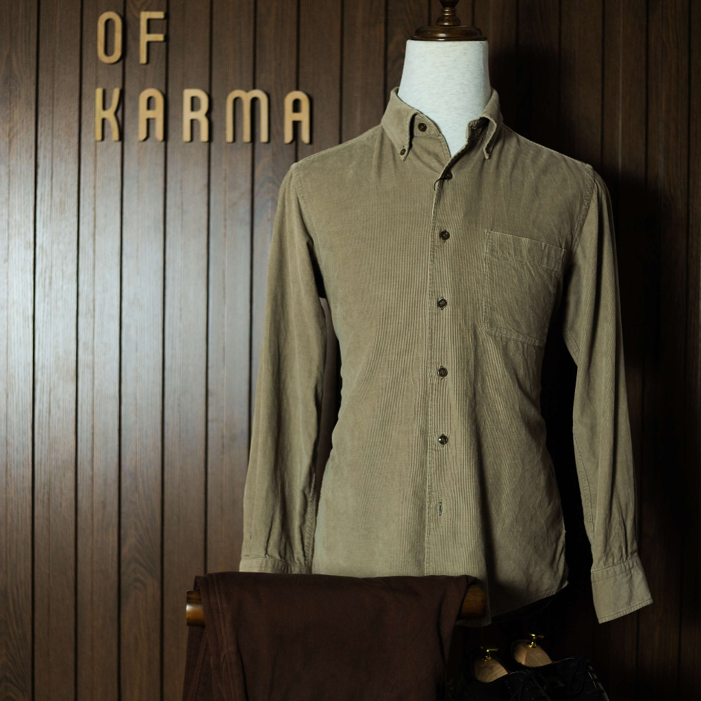 Áo sơ mi nhung tăm, corduroy - SIZE M,L -secondhand (2hand) - vintage, cổ điển - House of Karma 2hand
