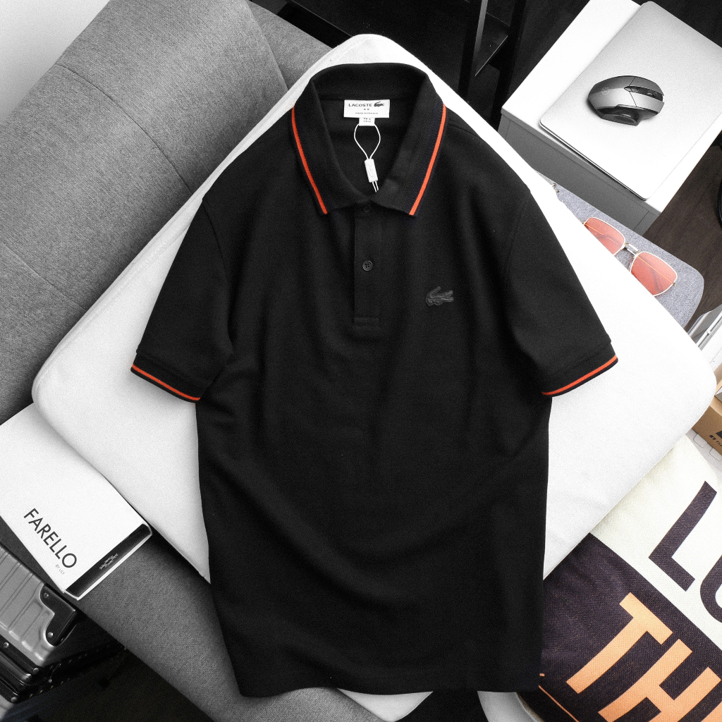 Áo thun Polo Nam VIỀN CỔ xuất dư form suông không ôm, vải cá sấu cotton co giãn , bigsize 100kg - IVANBIGSIZE