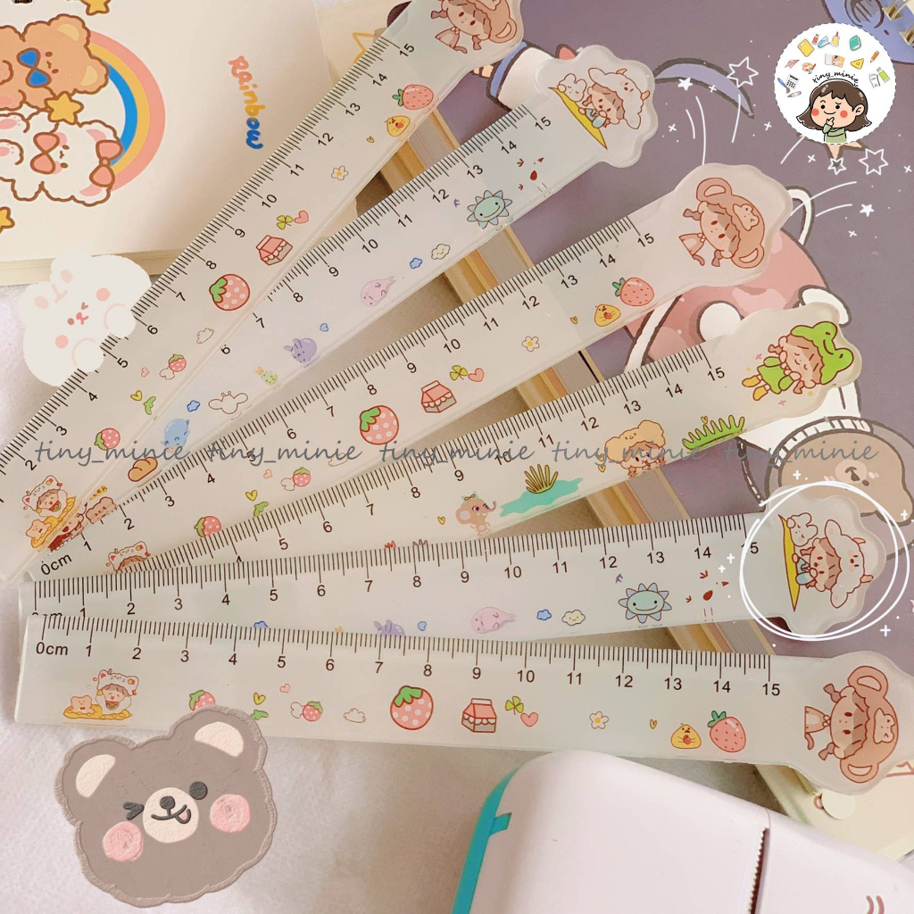 Thước Kẻ Mica Dễ Thương - tiny_minie