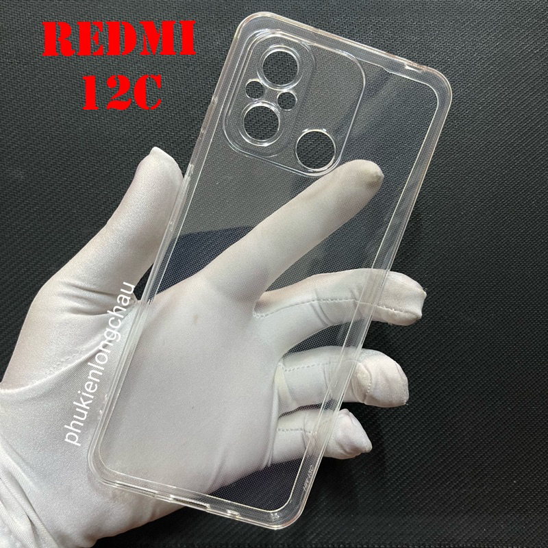 Ốp Lưng Xiaomi Redmi 12C Nhựa Dẻo Trong Cao Cấp Chính Hãng Diliana