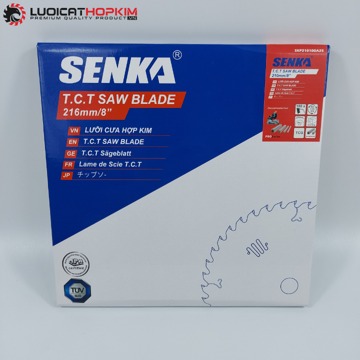 Lưỡi cắt nhôm 210mm 100 răng SENKA
