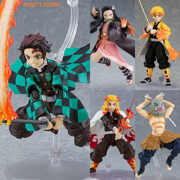 Mô hình khớp Kimetsu No Yaiba Thanh gươm diệt quỷ - Mô hình Tanjiro Nezuko Zenitsu Rengoku 14cm KY073