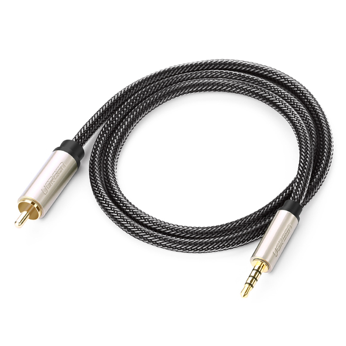 Cáp Audio 3.5mm Digital to Coaxial 1M Ugreen 20731 (Đen)