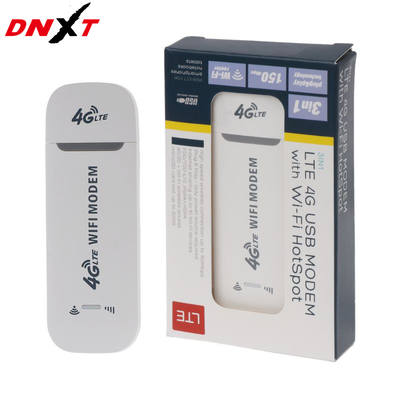 150Mbps 4G LTE Modem USB Card Mạng Di Động Trên Ô Tô Mạng Không Dây Adapter WiFi Dongle Hỗ Trợ FDD LTE B1/B3/B5