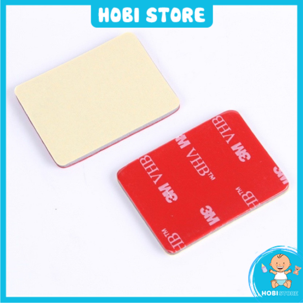 Miếng dán băng dính 3M keo 2 mặt nano dán tường bộ chuông bấm chạm nhảy tăng chiều cao chắc chắn, gắn các vật dụng decor