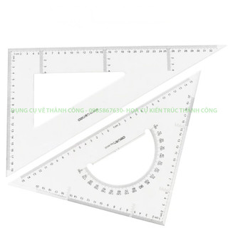 Bộ Thước eke Lớn 33cm DELI 6435