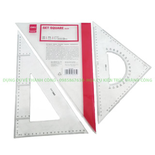 Bộ Thước eke Lớn 33cm DELI 6435