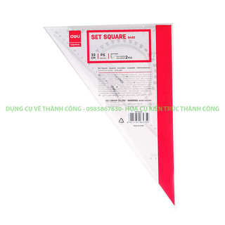 Bộ Thước eke Lớn 33cm DELI 6435