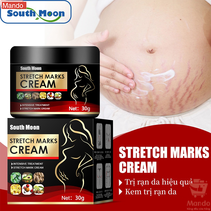 Kem rạn da SOUTH MOON Xóa rạn da nhanh chóng trong 7 ngày bà bầu trước và sau sinh chống chảy xệ săn chắc