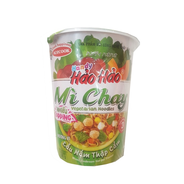 Mì chay ly Handy Hảo Hảo lẩu nấm thập cẩm