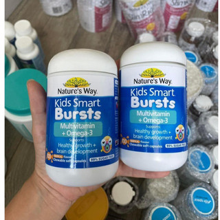 Vitamin tổng hợp cho cơ thể + dầu cá cho não. Kids Smart Multivitamin + Omega-3 Bursts