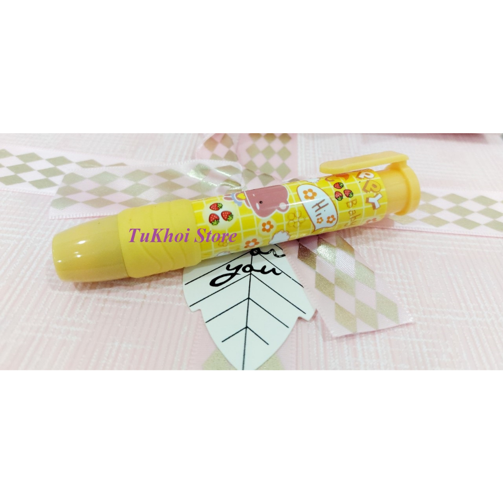 Gôm Bấm LanTu Tẩy Xóa Bút Chì Có Vỏ Nhựa Cầm Sạch Tay Cho Bé