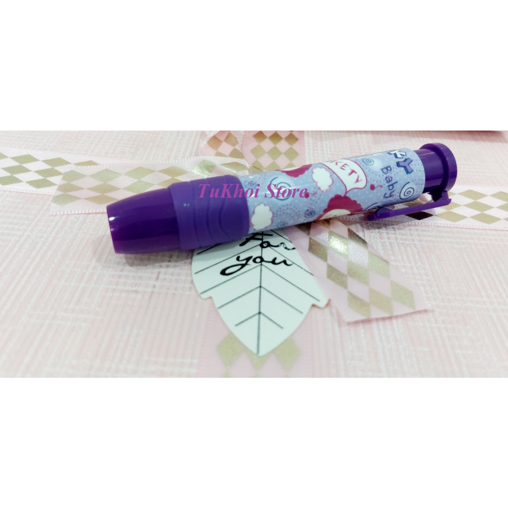 Gôm Bấm LanTu Tẩy Xóa Bút Chì Có Vỏ Nhựa Cầm Sạch Tay Cho Bé