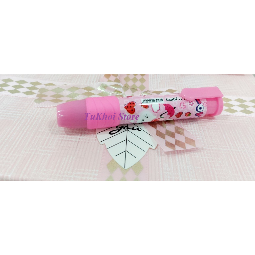 Gôm Bấm LanTu Tẩy Xóa Bút Chì Có Vỏ Nhựa Cầm Sạch Tay Cho Bé