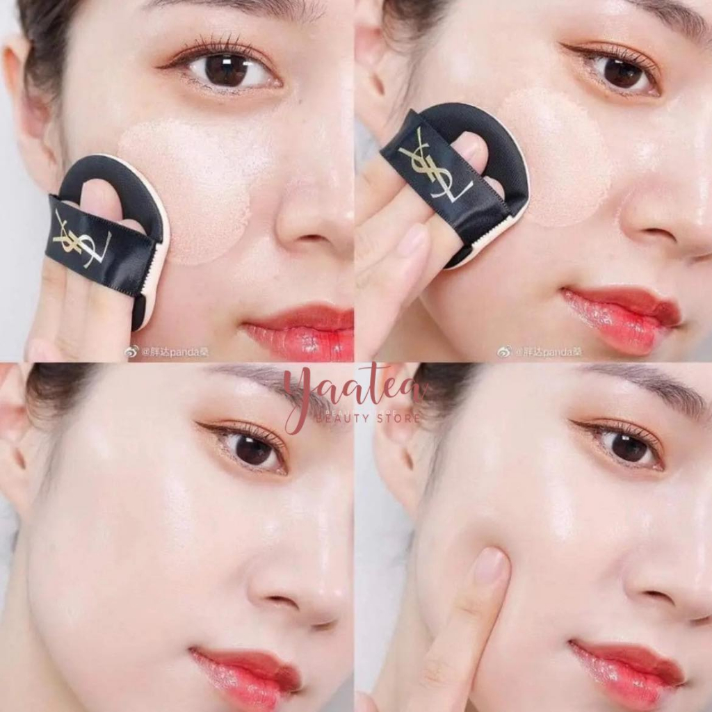 Cushion YSL Tròn Vỏ Hồng