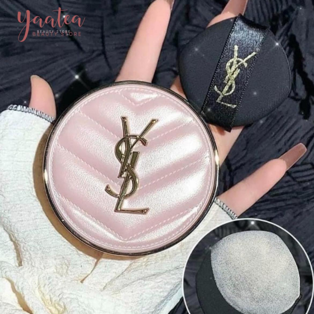Cushion YSL Tròn Vỏ Hồng