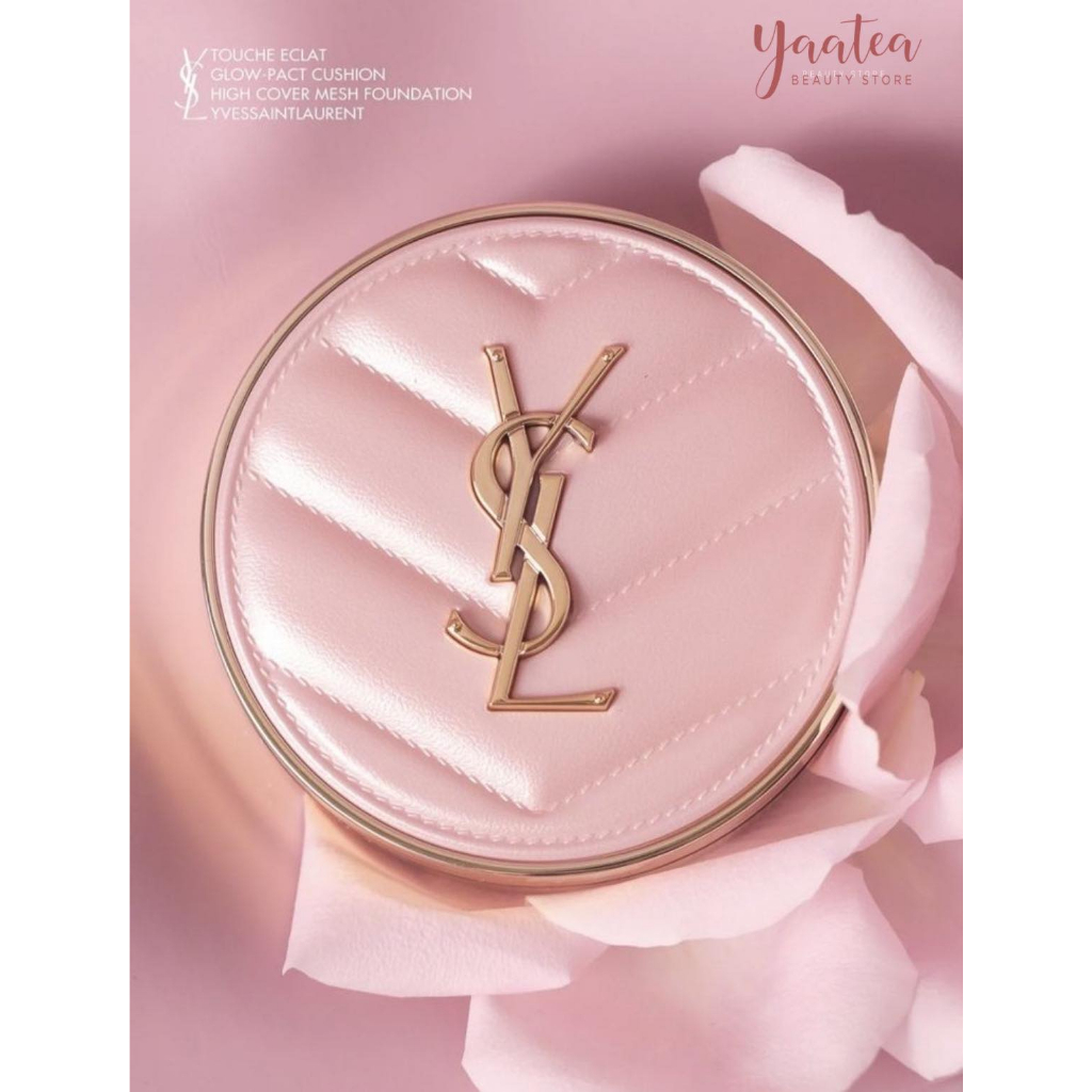 Cushion YSL Tròn Vỏ Hồng
