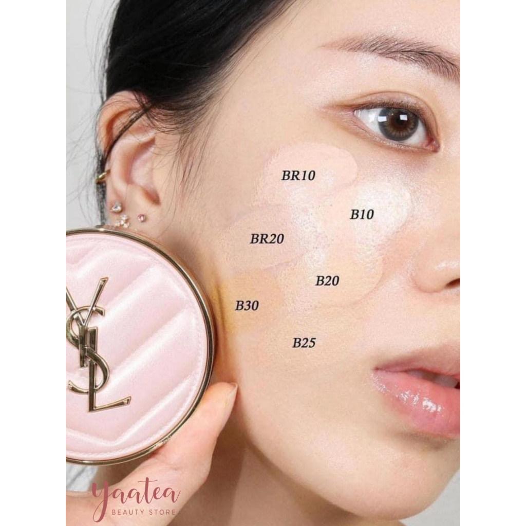 Cushion YSL Tròn Vỏ Hồng