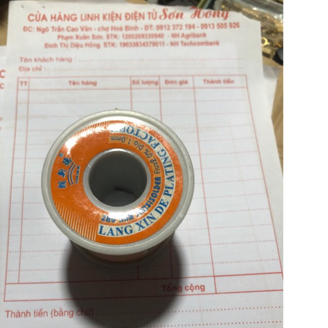 set   5    cuộn    thiếc     LANGXINDE   450g