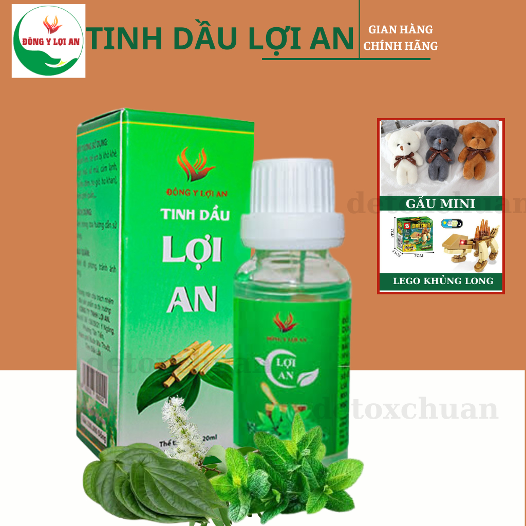 Tinh Dầu Lợi An Bôi Ho, Sổ Mũi, Khò Khè Cho Bé, Date Mới