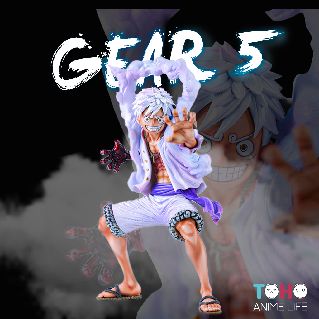 ( Tặng 1 chipi one piece ) Mô hình One Piece Luffy gear 5 Joyboy Nika Nika no mi , Figure nhân vật anime Luffy cao 20cm