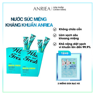 Combo Nước súc miệng kháng khuẩn Anriea giúp hơi thở thơm mát - Chính hãng 2A09.2A07